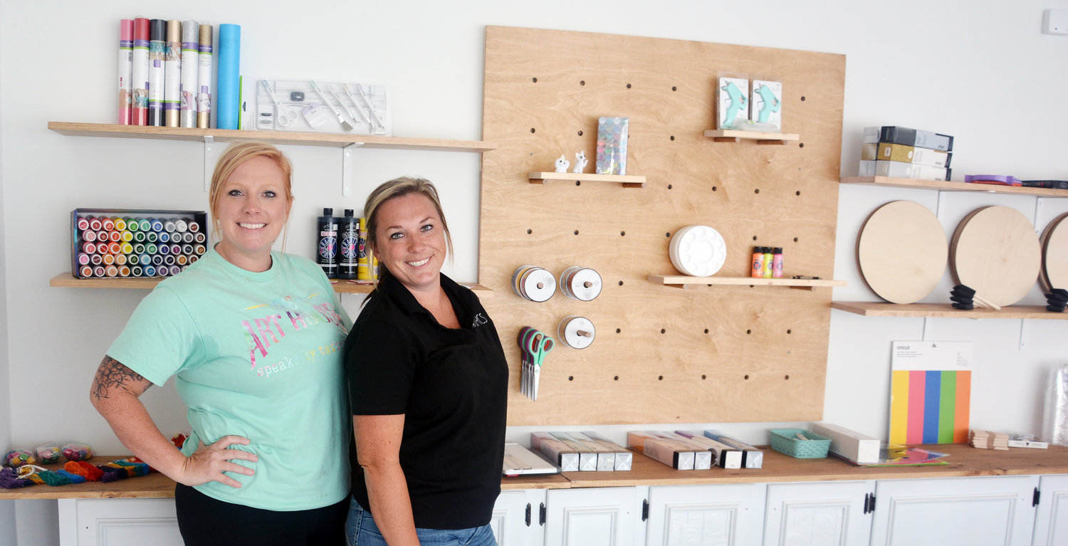 The Art House: Creative Collective co-owners Lauren Krie and Megan Rudroff.